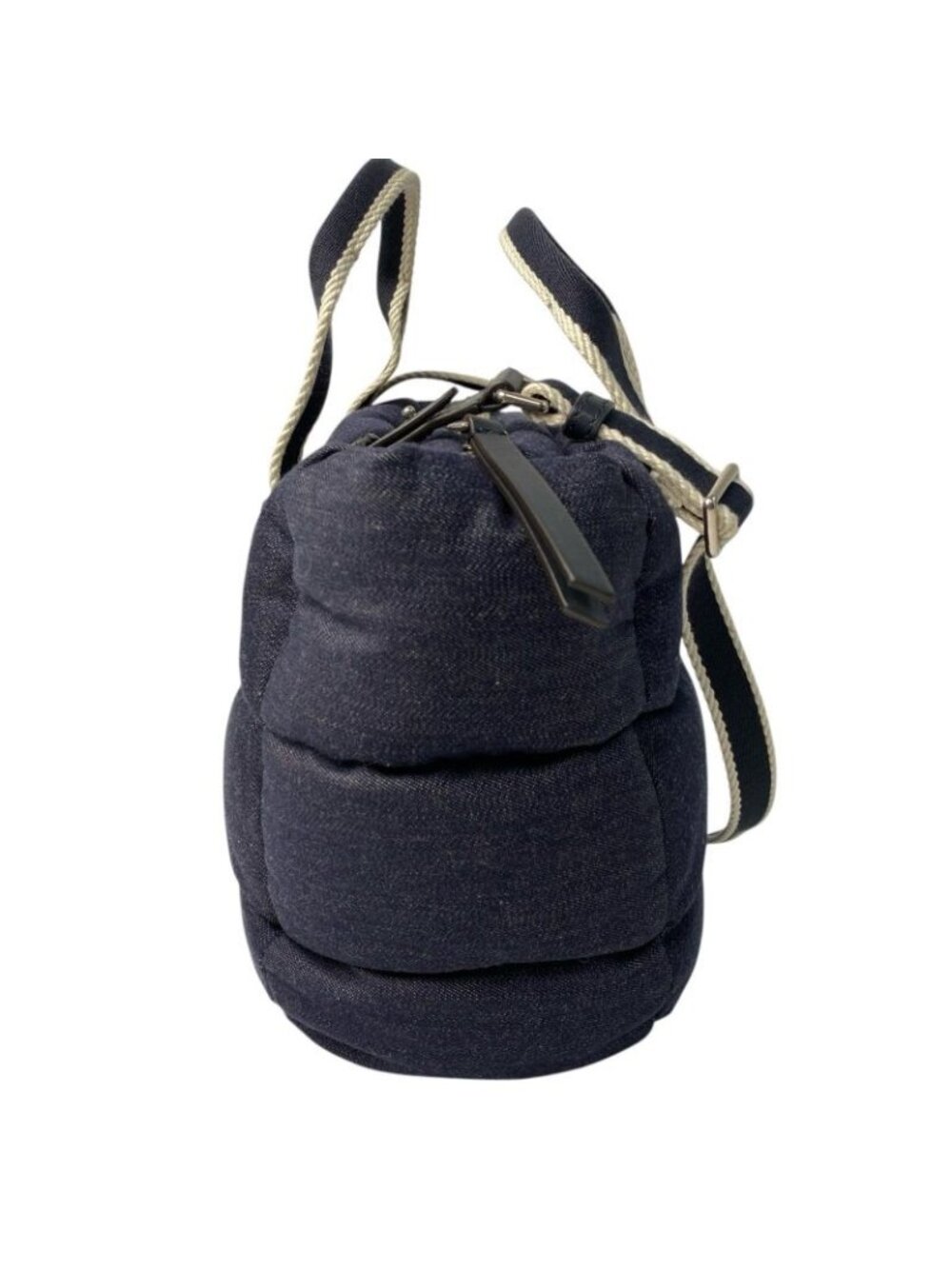 Moncler Mini Color Dog 2-Way Shoulder Bag Denim Down - Picture 4 of 10